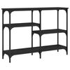 vidaXL Console Table Black 102x29x75 cm Engineered Wood