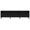 vidaXL TV Cabinet Black 150x30x44.5 cm Engineered Wood