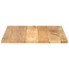 vidaXL Table Top 70x70x3.8 cm Square Solid Wood Mango