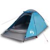 vidaXL Camping Tent Dome 2-Person Blue Waterproof