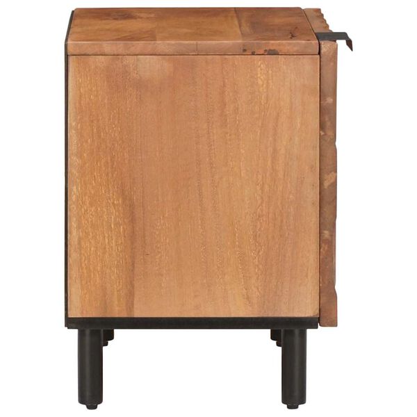 vidaXL Bedside Cabinet Brown 40 x 33 x 46 cm Solid Mango Wood