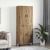 vidaXL Highboard 2 pcs Artisan Oak Engineered Wood