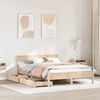 vidaXL Bed Frame without Mattress 150x200 cm King Size Solid Wood Pine