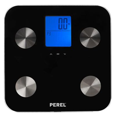 Perel Digital Body Health Scale 180 kg Black