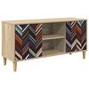 vidaXL TV Cabinet OMMEN 102 x 33 x 50 cm Sonoma Engineered Wood