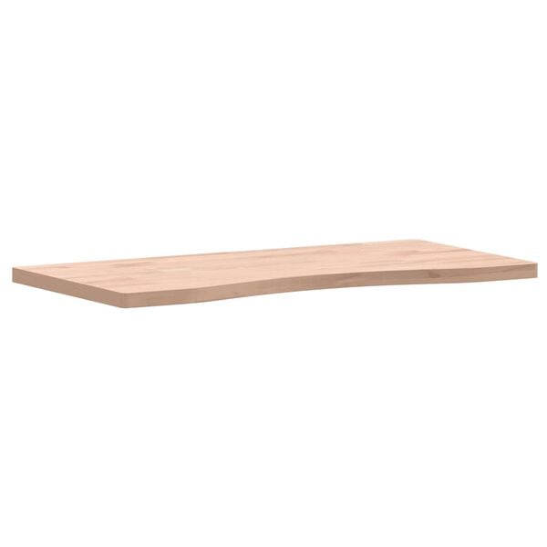 vidaXL Desk Top 80x(36-40)x2.5 cm Solid Wood Beech