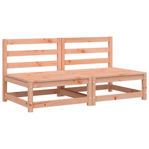 vidaXL Garden Sofas Armless 2 pcs 70x70x67 cm Solid Wood Douglas