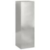 vidaXL Plant Stand 3 pcs Silver Stainless steel