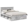 vidaXL Bed Frame with Headboard Concerte 140 x 200 cm Engineered wood