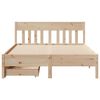 vidaXL Bed Frame without Mattress 160x200 cm Solid Wood Pine