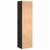vidaXL Bookshelf Black Oak 40 x 30 x 152 cm Engineered Wood