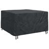 vidaXL Furniture Cover Plain Black 150 x 150 x 75 cm 420D