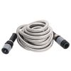 vidaXL Garden Hose with Spray Nozzle Silver 0.6" 7.5 m Stainless Steel