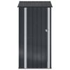 vidaXL Garden Sheds Anthracite 103 x 74 x 200 cm Metal