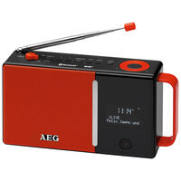 AEG Digital DAB+ Radio DAB 4158 Red and Black