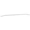 vidaXL Tarpaulin Bracket for Trailers Silver 136-218 cm
