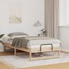 vidaXL Bed Frame Brown 75 x 190 cm Solid Pine Wood