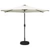 vidaXL Garden Parasol with LED Lights and Base 300 x 300 cm Polyester