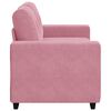 vidaXL Sofa 120cm Pink Poly velvet