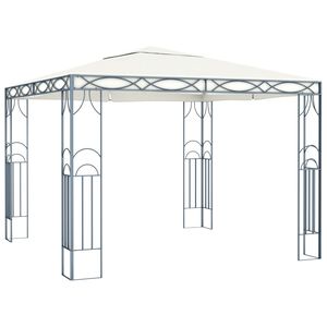 vidaXL Gazebo 300x300 cm Cream