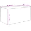 vidaXL Aquarium with Storage Transparent 60 x 30 x 30 cm Glass