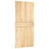 vidaXL Sliding Door with Hardware Set 95x210 cm Solid Wood Pine