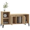 vidaXL TV Cabinet Sonoma Oak 100x35x55 cm Engineered Wood
