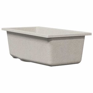 vidaXL Kitchen Sink Beige 21 x 44 x 14 cm Granite