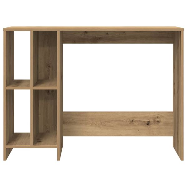 vidaXL Desk Artisan Oak 102.5x35x75 cm Engineered Wood