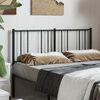 vidaXL Metal Replace Headboard Black 135 cm