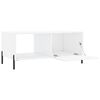 vidaXL Coffee Table High Gloss White 90x50x40 cm Engineered Wood