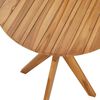 vidaXL Side Table Brown 70 x 70 x 75 cm Solid Teak Wood