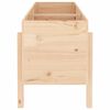 vidaXL Garden Raised Bed 160x50x57 cm Solid Wood Pine