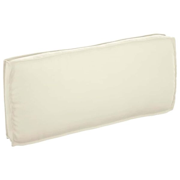 vidaXL Pallet Cushion for suitable for Seat / Backrest with Pillow Cream