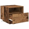 vidaXL Bedside Cabinet Old Wood 40 x 39 x 37 cm Engineered Wood