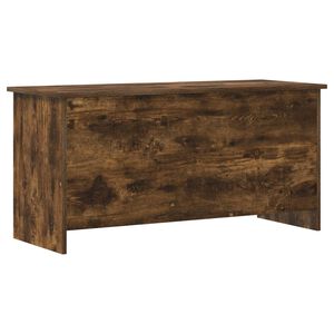 vidaXL Storage Chest Smoked Oak 100 x 40 x 50 cm Engineered Wood