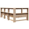 vidaXL Bookcase Bed without Mattress 100x200 cm Solid Wood Pine