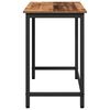 vidaXL Table Old Wood 80 x 50 x 76.5 cm Engineered Wood and Steel