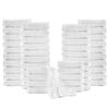 vidaXL Guest Towels 50 pcs Cotton 350 gsm 30x30 cm White