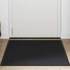 vidaXL Doormat Black 90x120 cm
