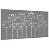 vidaXL Garden Wall Decoration 105x55 cm Corten Steel Flower Design