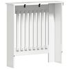 vidaXL Radiator Cover High Gloss White 78 x 19 x 81.5 cm