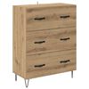vidaXL Highboard Artisan Oak 69.5 x 34 x 90 cm Engineered Wood