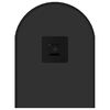 vidaXL Wall Mirror Black 50x20 cm Oval