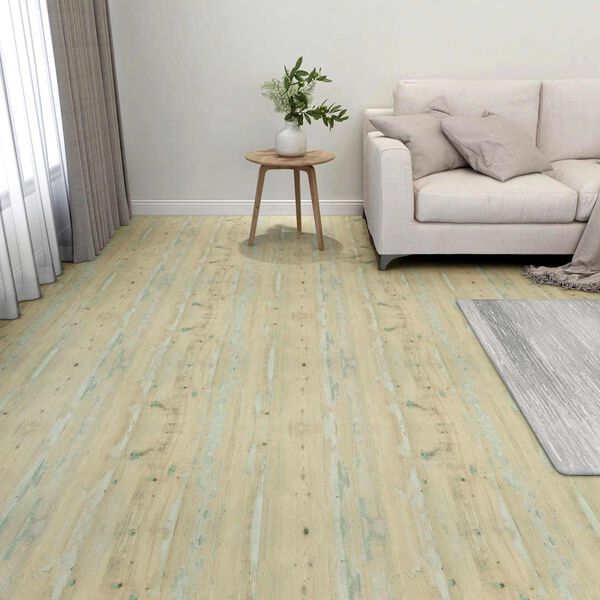 vidaXL Flooring Planks 55 pcs Light Brown 5.11 m&sup2; PVC