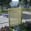 vidaXL Picket Garden Gate Impregnated Pinewood 100x150 cm