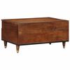vidaXL Coffee Table Honey Brown 80 x 54 x 40 cm Solid Mango Wood