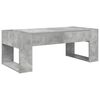 vidaXL Coffee Table Concrete Grey 110 x 50 x 41 cm Engineered Wood