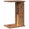 vidaXL End Table Old Wood 35 x 25 x 50 cm Engineered Wood