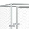 vidaXL Outdoor Dog Kennel Silver 2x6x2 m Galvanised Steel